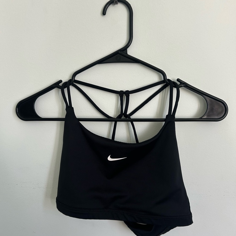 Nike Women's Black Strappy Sports Bra